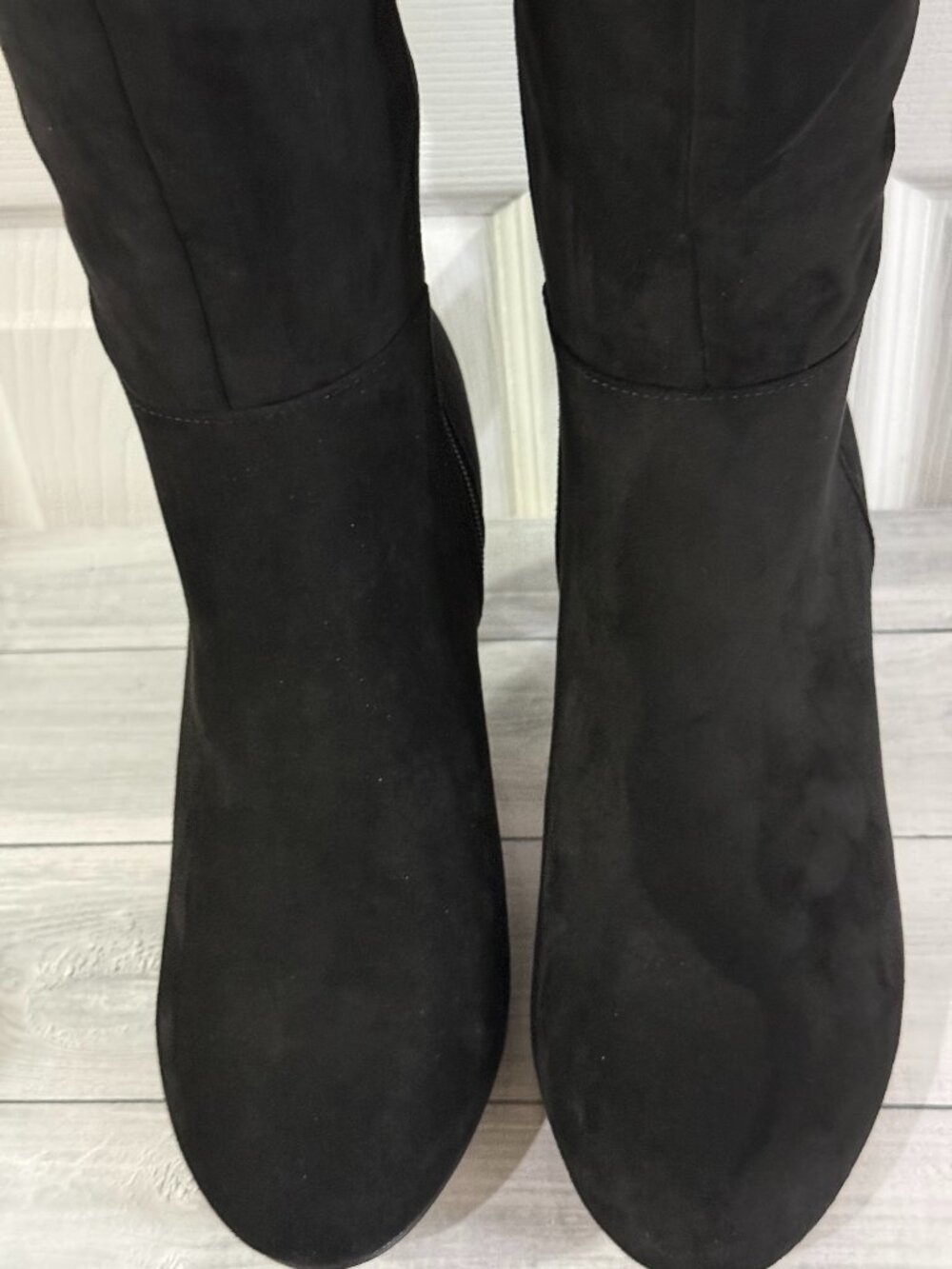 Bella Vita Plus Wide Calf Black Knee High Boots Size 10 New